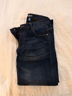 Men's Dark Blue Motorcycle Jeans